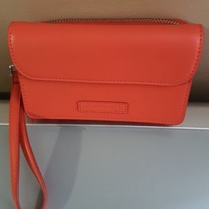 Vera Bradley Orange Wristlet Wallet